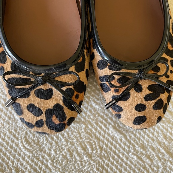 EUC Donald J. Pliner Genuine Calf Hair Leopard Print Driving Moccasins Size 8.5 - Picture 4 of 7